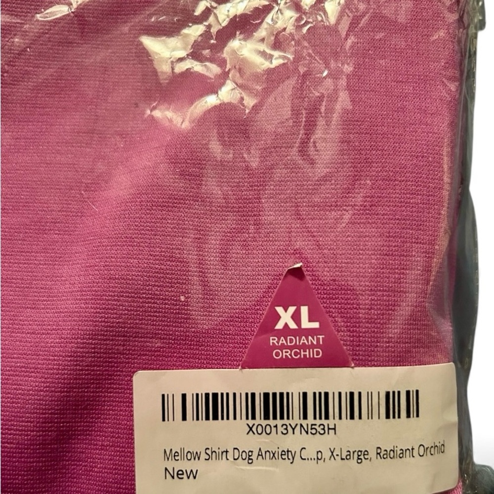 🐾 Mellow Out! XL Dog Anxiety Shirt | Radiant Orchid | Calming + Cozy - Picture 4 of 7